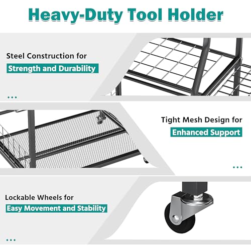 Garden Tool Organizer Stand, Garage Tool Storage Organization - view 4