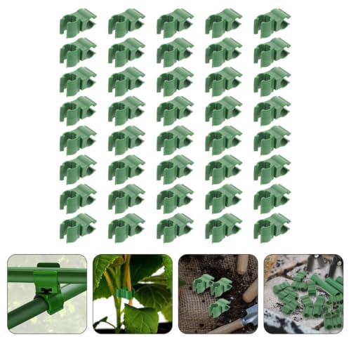 40pcs Green Plastic Trellis Connectors for Tomato Plants and Stakes - view 7