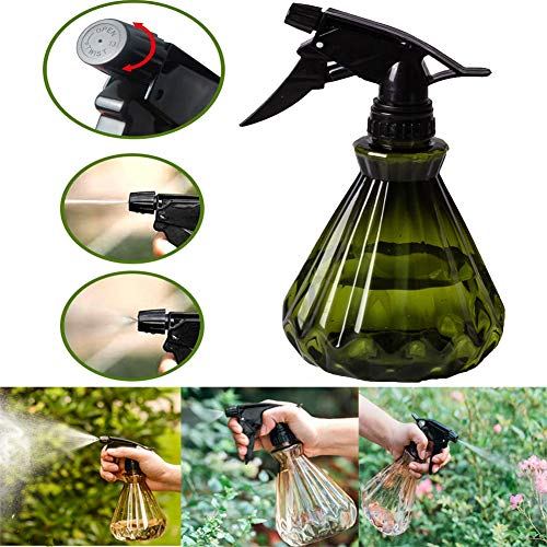 Watering Can for Indoor Plants, Plant Mister Spray Bottle with Detachable Nozzle for Plants,Succulents, Garden Flowers Mist Small Modern Translucent Sprayer Bottle for Bonsai Plants (Green) - view 3