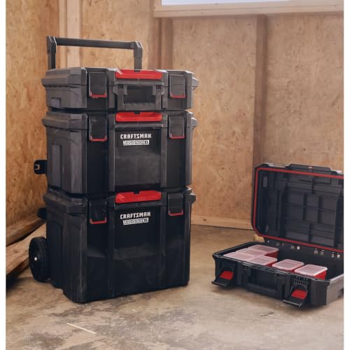 VERSASTACK XL System Tool Box, Water Resistant Tool Storage, with 6 Small Parts Containers, 21 Inch (CMST21415) - view 5