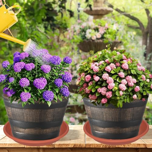 6 Pack of 12 inch Plant Saucer Plant Tray, Plastic Plant Saucer 12 inch, Heavy Duty Plant Tray for Pots, Plant Saucers for Indoors Planter, Garden Water Plate Bowls 10"/11"/12" (Terracotta) - view 6