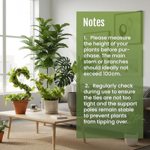 2 Pack 39 Inch Bendable Moss Pole for Plants Monstera - Coco Coir Plant Support Stakes for Climbing Indoor Pothos, Potted Climbers & Philodendron - Flexible Stick Kit with Full Garden Ties - view 4
