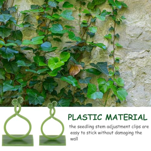 120pcs Plant Wall Clips Green Plastic Vine Fixing Hooks - view 5