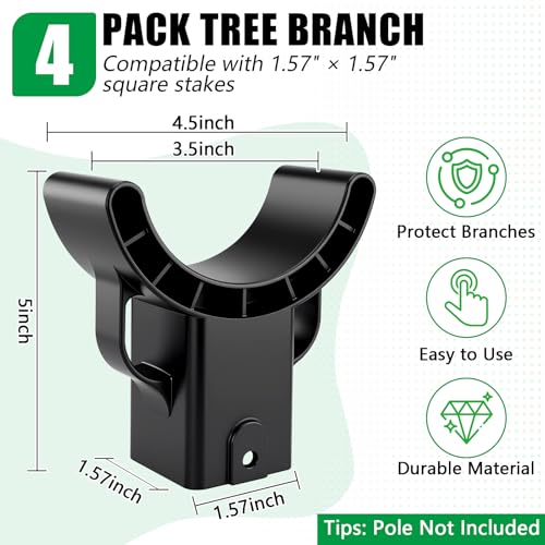 4 Pack Upgraded Tree Crutches, Fruit Tree Branch Supports - view 2