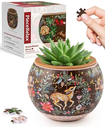Unique 3D Puzzle Planter - 80 Plastic Pieces [K1108] - view 7