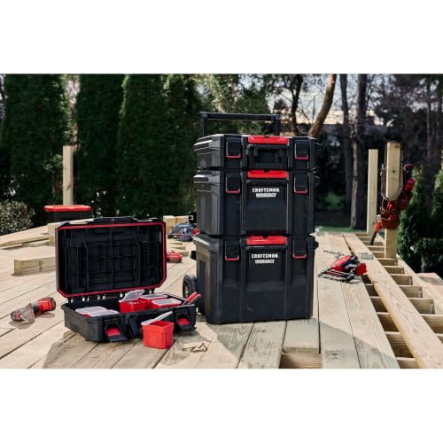 VERSASTACK XL System Tool Box, Water Resistant Tool Storage, with 6 Small Parts Containers, 21 Inch (CMST21415) - view 4