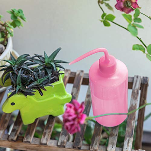 Squeeze Bottles Succulent Watering Bottle 500ml Pink Water Squirt Irrigation Bottle Squeeze Sprinkling Can Plastic Wash Plant Bottle 2pc - view 3