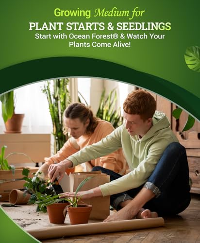 Ocean Forest Potting Soil for Container Gardens - Light, Aerated Texture with Fish Meal, Crab Meal, Earthworm Castings - Houseplant Potting Mix for Seedlings & Plant Starts - 2 x 12 Quart - view 4