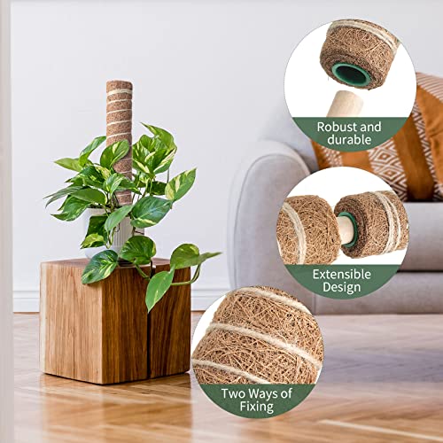 16 Pack Moss Pole for Plants Monstera 264 Inch Bendable Plant Pole Sticks - view 3