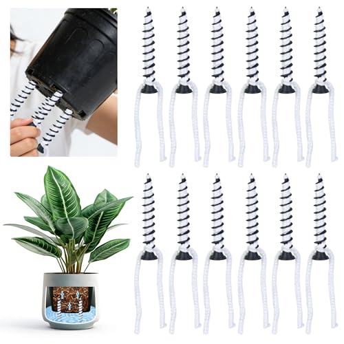 12Pack Self Watering Spikes with Wicking for Indoor Outdoor Plants