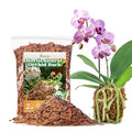 2qt Orchid Bark Horticultural Grade- Natural Mulch for Potted Plants, Root Development of Orchid Plants and Garden Soil Amendment Mix