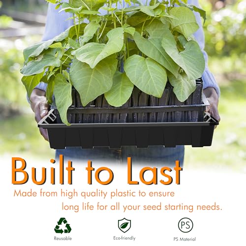 10 Pack Seed Trays Reusable Plant Grow Trays - view 2