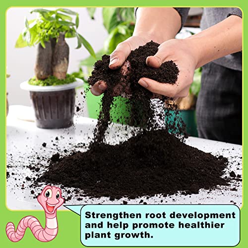 Worm Castings Organic Fertilizer 2.2LB, All Nature Fertilizer for Gardening, Tomato, Strawberry, Flower, and Herbs - view 2