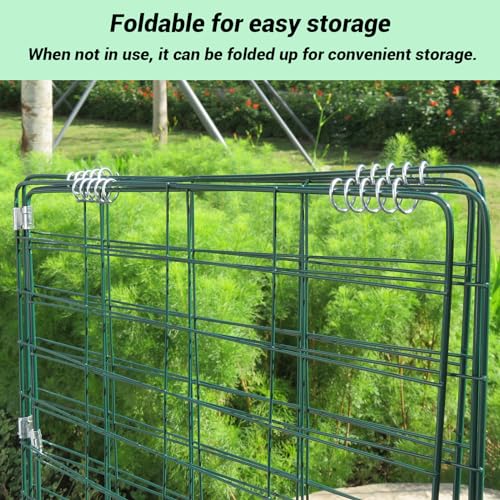 Foldable Cucumber Trellis, Heavy Duty Steel Plant Support Frame (2pack) - view 5