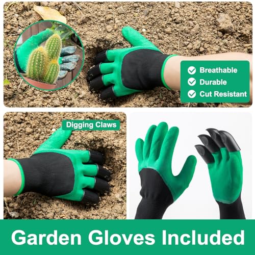 Gardening Tool Set Gifts for Women, Heavy Duty Garden Tools with Handbag - view 5