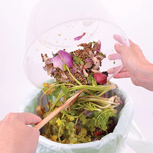 HIC Kitchen Natural Plant-Based Compost Bags, Biodegradable, Compostable, Set of 50 - view 6