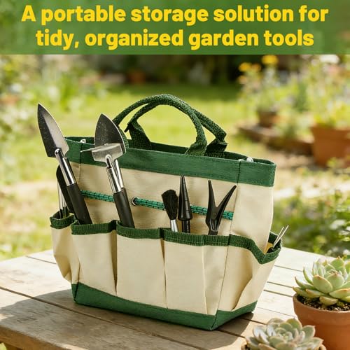 44pcs Small Gardening Tools Gifts for Women Beginners, Green - view 3