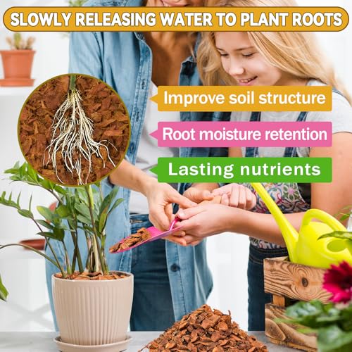 6 Pack Coco Husk Chips for Plants, 6.6LB - view 3