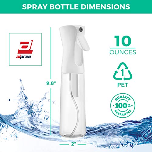 Hair Spray Bottle Continuous Water Mister Spray Bottle Empty Ultra Fine for Hair Styling, Pets, Plants, Cleaning, Misting & Skin Care, Salons, for Taming Hair in Morning, Curly Hair, Essential Oil Scents & More - view 6