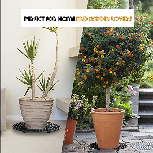 6 Pcs Big Potted Plant Stands, 12 Inch Patio and Deck Floor Protector - view 5