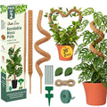 30 Inches Bendable 2 Pack Moss Pole Monstera Plant Support Stakes - Moss Poles for Climbing Plants, Plant Stakes for Indoor Plants - Coco Coir Pole Moss Stick for Monstera, Pothos.