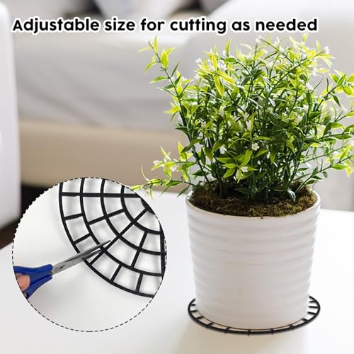 10 PCS Plant Riser for Pots In/Outdoor, Patio & Deck Floor Protector Flower Plant Stands 12 inch Adjustable Pot Risers Plant Trivets Pot Elevator Deck Planter Base Protect Deck & Patio Floor - view 7