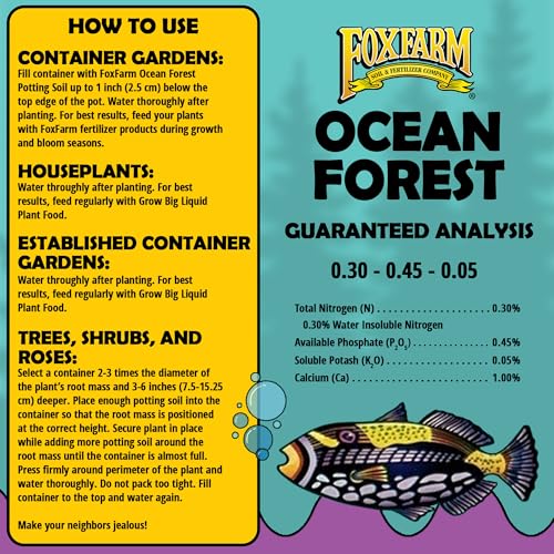 Ocean Forest Potting Soil, 1.5cu ft (4 Pack) - view 5