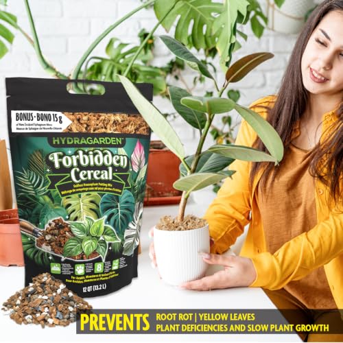 Forbidden Cereal Soilless Houseplant Potting Mix - Chunky Soil for Aroid Tropical Plants & Flowers - 8 Ingredients, No More Overwatering, Versatile Moisture Retention, Peat Free & Organic - 12 QT Bag - view 5