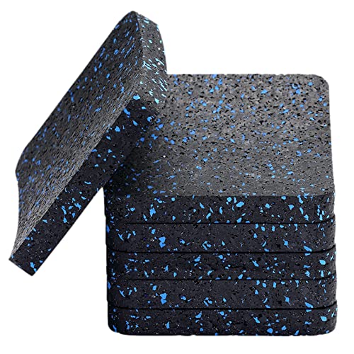 Rubber Treadmill Mat Pads, 6-Pack, 4.7 x 3.2 x 0.55 in - view 8