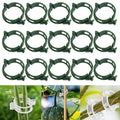 150 PCS Secured Plastic Plant Clip, Plant Support Clips, Garden Clips for Climbing Plants, Plastic Trellis Clips Plant Support Clips Tomato Grape Vine Vegetables Plant Fixing Clips (150, Green)