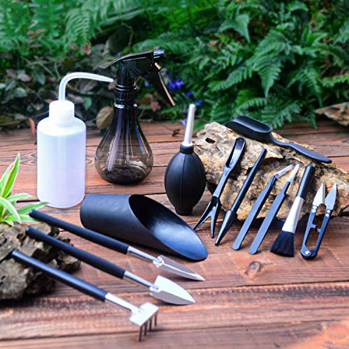 20 Pieces Succulent Plants Tools Mini Garden Transplanting Set for Fairy Garden Planting, Miniature Plant Care of Cactus, Houseplant, Bonsai Plants Tools Kit - view 3