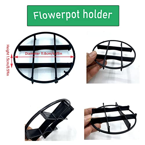 6 Pack Plant Saucer Drainage Rack Stand Flower Pot Level Feet Elevator Support Holder Vase Lifter Bottom Drainer Flowerpot Risers Plants Root Rot Prevention - view 2