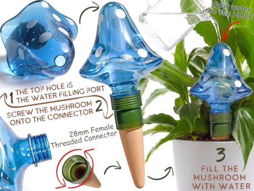 Plant Self Watering Stakes Automatic Terracotta Watering Globes Bulbs - view 2