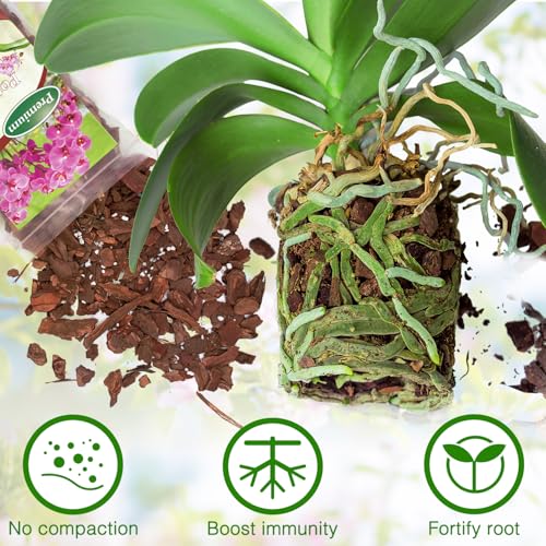 Orchid Bark Potting Mix,Premium Orchid Potting Mixture of Pine Bark,Perlite - view 3
