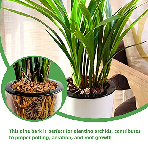 9 qt Organic Orchid Potting Bark -Natural Mulch for Potted Plants, Root Development of Orchid Plants and Garden Soil Amendment Mix - view 4