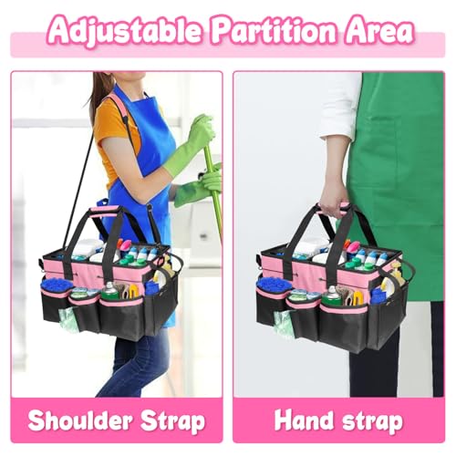 Large Cleaning Caddy Bag-Wearable, Waterproof, Heavy, Duty - view 6