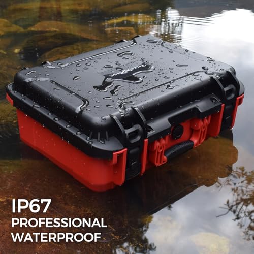Case for Milwaukee M18 Cordless Compact Router – Waterproof Hard Tool Box for 18V/20V Compact Router, Router Bits, Battery & Charger Storage (Case Only) - view 3