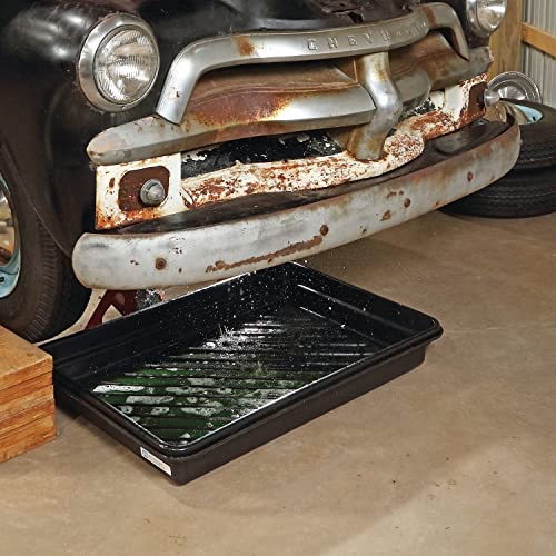 Oil Drain Drip Pan for Garage - Rim to Rim Dimensions 40.25" x 28.25" x 5" Oil Drip Pan - Interior Bottom Dimensions 36" L x 24" W - PM50096 - view 6