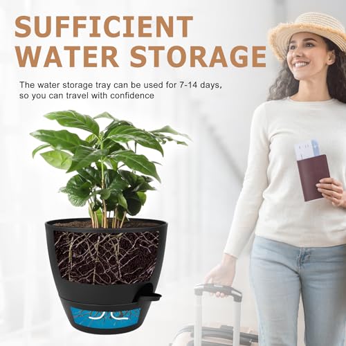 7/7.5/8/9/10 Inch Self Watering Pots for Indoor/Outdoor Plants - view 5