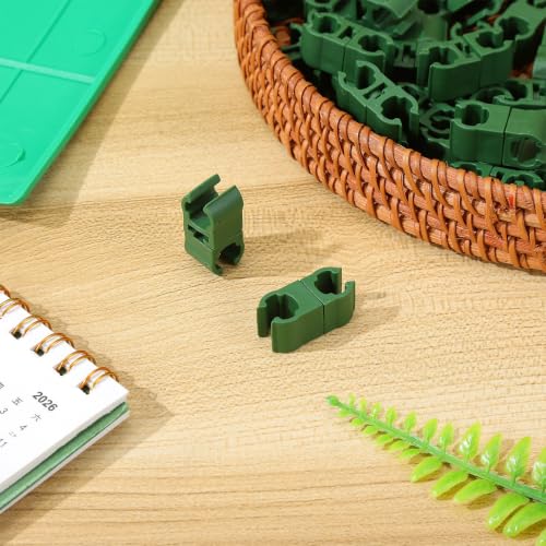 Green Plant Trellis Plastic 50pcs Fixing Buckles - view 6