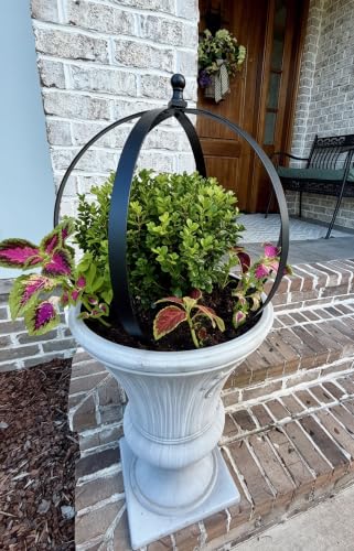 18"x22" Large Round Metal Garden Trellis for Climbing Plants - view 4