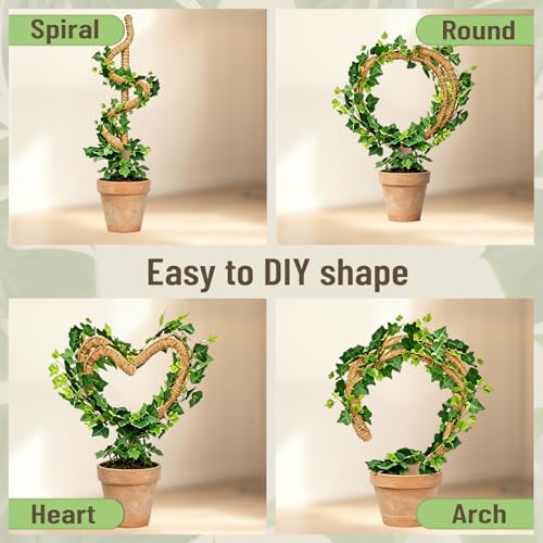 3-in-1 Moss Pole, Bendable 30IN Monstera Plant Support for Indoor-1 Pack - view 6