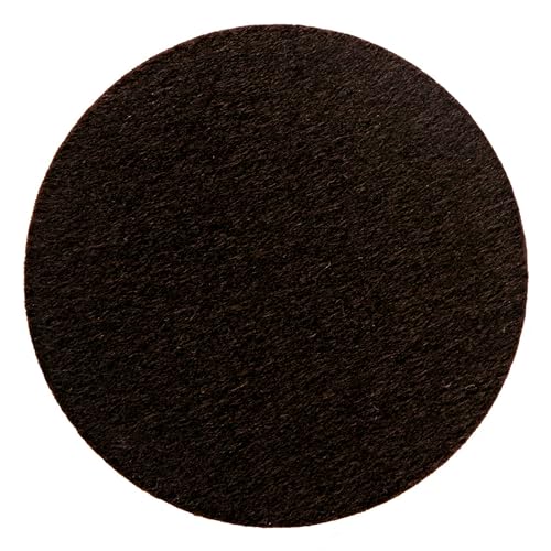 Felt Pads, 4 Pads, Circle, Brown, 3 in x 3 in - view 2