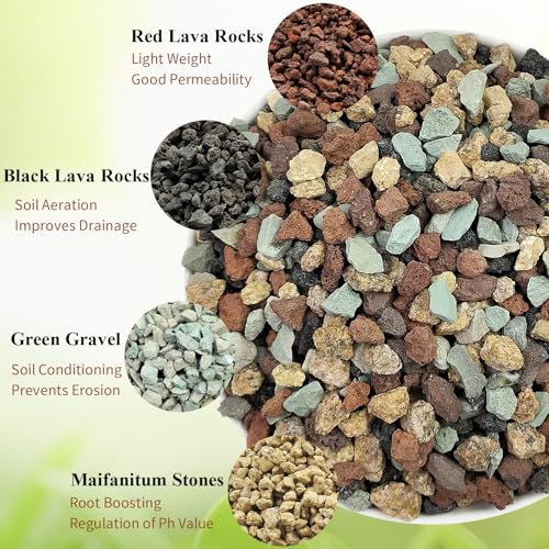 5 lbs Succulent Cactus Soil Potting Mix, 1/4 Inch Pebble for Plants - view 3