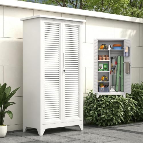 Outdoor Garden Cabinet, Balcony Storage Cabinet