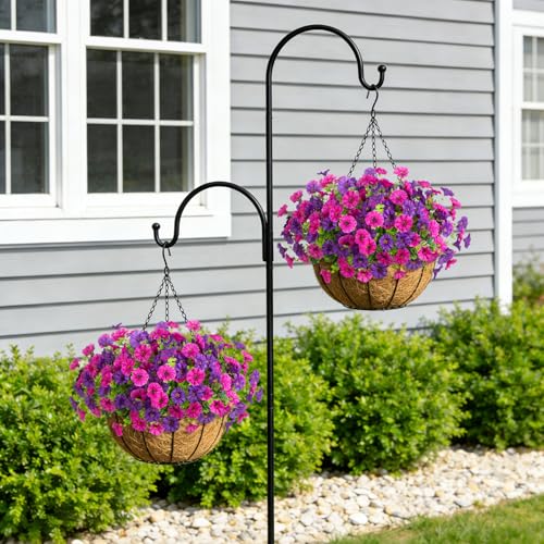 12 Bundles Morning Glory Artificial Flowers for Outdoor Decoration - view 7