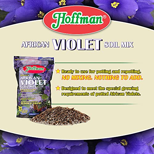 Organic African Violet Soil Mix to Promote Long Blooming Cycles and Increase Plant Growth, 4 Dry Quarts, 2 Pack - view 4