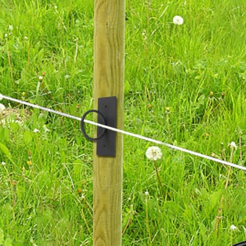 5 Pack 2 Inch Rope Support Holder Drop Ring Brackets for Garden Fence - view 3