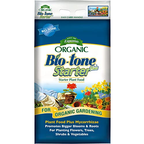 Organic Bio-Tone Starter Plus 4-3-3 Natural & Organic Starter Plant Food with Both Endo & Ecto Mycorrhizae; 18 lb. Bag; The Ultimate Starter Plant Food