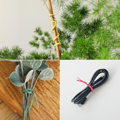 300 Pcs 6 inch Red Plastic Twist Ties, Cable Ties, for Bags, Gardening Tools - view 7